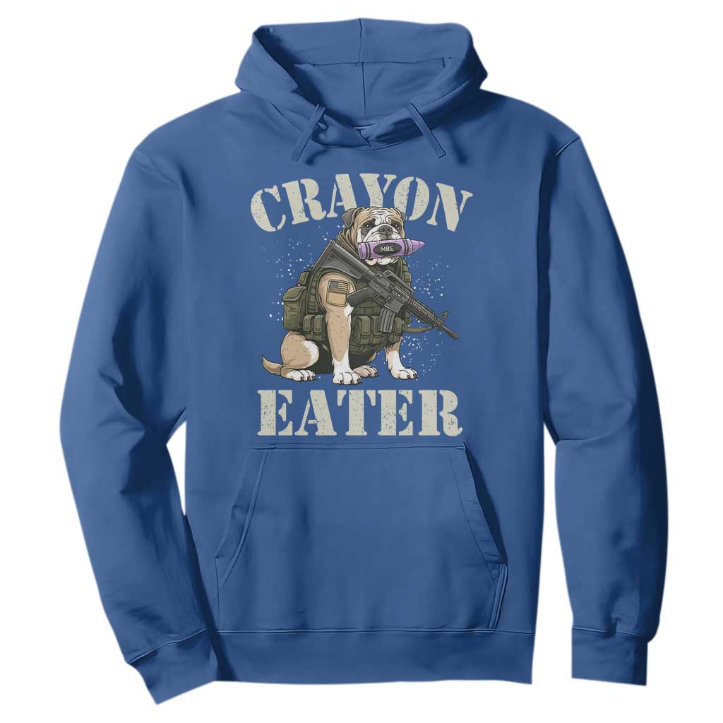 Funny Crayon Eater Hoodie Military Corps Proud Marine Soldier TS11 Royal Blue Print Your Wear