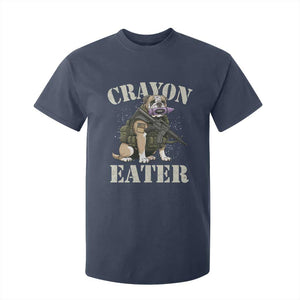 Funny Crayon Eater T Shirt For Kid Military Corps Proud Marine Soldier TS11 Navy Print Your Wear