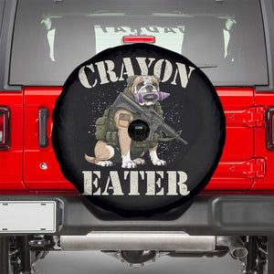 Funny Crayon Eater Spare Tire Cover Military Corps Proud Marine Soldier TS11 Black Print Your Wear