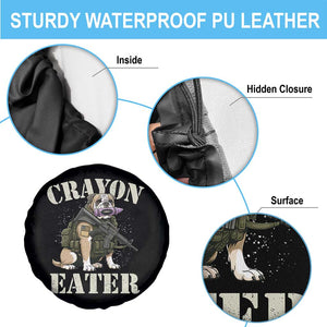 Funny Crayon Eater Spare Tire Cover Military Corps Proud Marine Soldier TS11 Print Your Wear