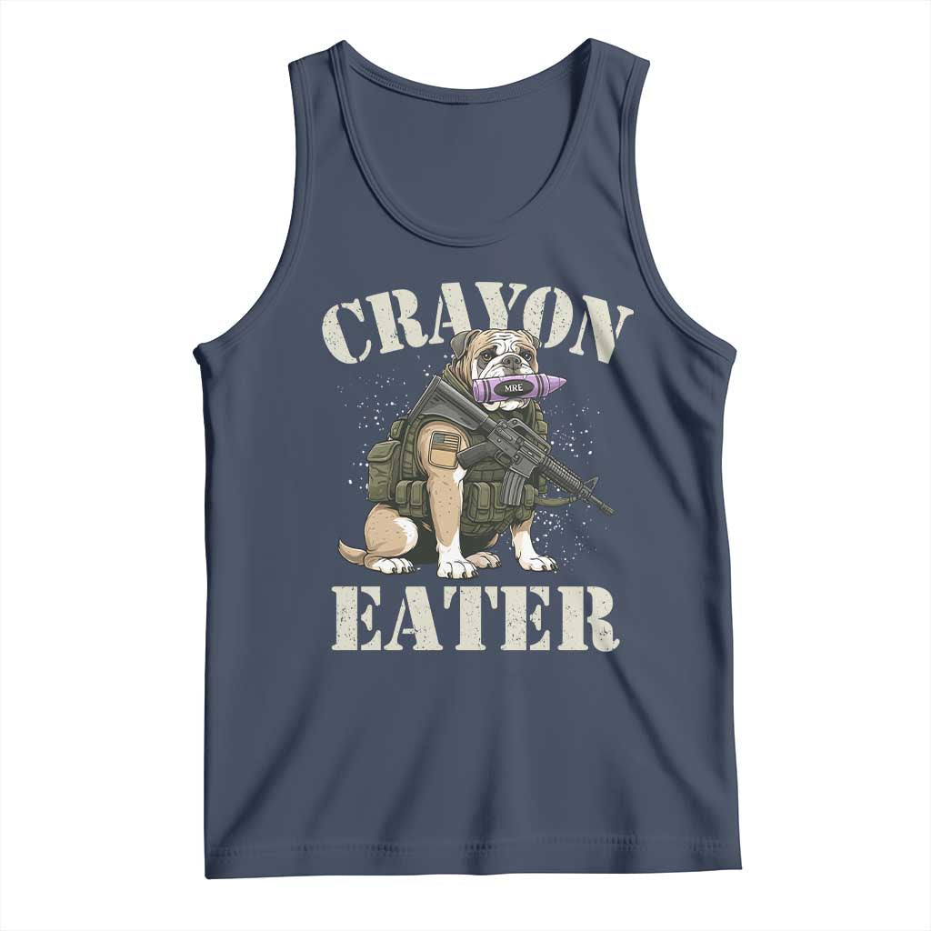 Funny Crayon Eater Tank Top Military Corps Proud Marine Soldier TS11 Navy Print Your Wear