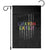 Funny Marine Military Veteran Garden Flag Crayon Eater American Flag TS11 Black Print Your Wear
