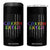 Funny Marine Military Veteran 4 in 1 Can Cooler Tumbler Crayon Eater American Flag TS11 One Size: 16 oz Black Print Your Wear