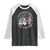 Never Underestimate A Women Who Is Also A Veteran Raglan Shirt Female Veteran TS11 Black White Print Your Wear