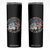 Never Underestimate A Women Who Is Also A Veteran Skinny Tumbler Female Veteran TS11 Black Print Your Wear