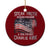 Speak Truth Defend Freedom A True Patriot Charlie Kirk Ceramic Ornament Vintage American Flag TS11 1pc Red Print Your Wear