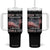 Speak Truth Defend Freedom A True Patriot Charlie Kirk Tumbler With Handle Vintage American Flag TS11 One Size: 40 oz Black Print Your Wear