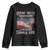 Speak Truth Defend Freedom A True Patriot Charlie Kirk Youth Sweatshirt Vintage American Flag TS11 Black Print Your Wear