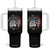 I Am Not The Veterans Wife I Am The Veteran Tumbler With Handle Female Veteran TS11 One Size: 40 oz Black Print Your Wear