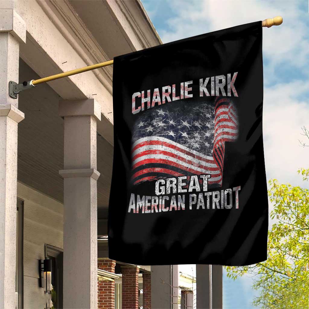 Charlie Kirk Garden Flag Great American Patriot American Flag TS11 Print Your Wear