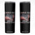 Charlie Kirk Skinny Tumbler Great American Patriot American Flag TS11 Black Print Your Wear