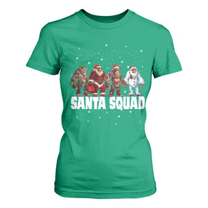 Funny Christmas Bigfoot T Shirt For Women Santa Squad Sasquatch Cosplay Elf Santa Snowman TS11 Irish Green Print Your Wear