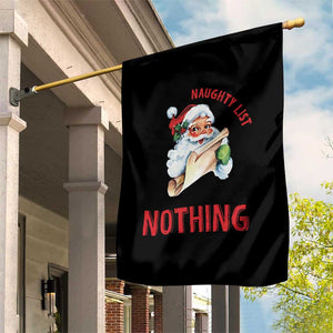 Funny Christmas Vintage Santa Garden Flag I'm On The Naughty List And I Regret Nothing TS11 Print Your Wear