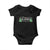 Funny Christmas Baby Onesie I'm Probably On Santa's List TS11 Black Print Your Wear