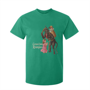Christmas Creepy Krampus T Shirt For Kid Greetings From Gruss Vom Krampus TS11 Irish Green Print Your Wear
