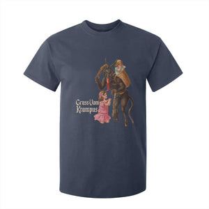 Christmas Creepy Krampus T Shirt For Kid Greetings From Gruss Vom Krampus TS11 Navy Print Your Wear