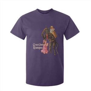 Christmas Creepy Krampus T Shirt For Kid Greetings From Gruss Vom Krampus TS11 Purple Print Your Wear