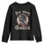 Funny Yule Christmas Youth Sweatshirt Dear Santa Just Bring Goats Krampus TS11 Black Print Your Wear