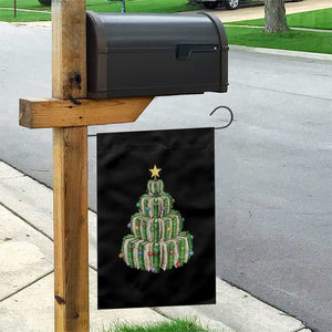 Book Christmas Tree Book Lover Teacher Librarian Garden Flag TS11 Print Your Wear