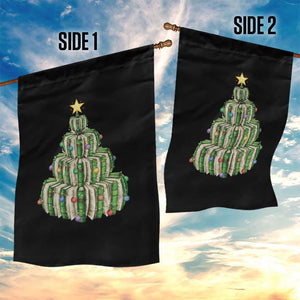 Book Christmas Tree Book Lover Teacher Librarian Garden Flag TS11 Print Your Wear