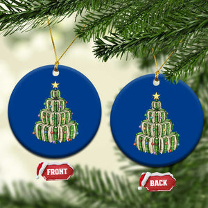 Book Christmas Tree Book Lover Teacher Librarian Ceramic Ornament TS11 1pc Blue Print Your Wear
