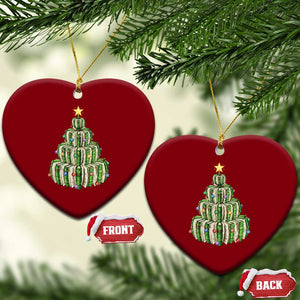 Book Christmas Tree Book Lover Teacher Librarian Ceramic Ornament TS11 Print Your Wear