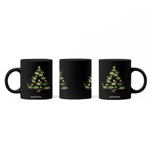 Funny Christmas Dinosaur Coffee Mug Dino Xmas Tree Rex Paleontologist TS11 Print Your Wear