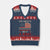 We Have A Constitution Not A King V-Neck Knit Sweater Vest No Kings in America Betsy Ross Flag - Print Your Wear