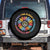No Kings No Fascists No Tyrants No Nazis Spare Tire Cover Peace Floral Sunflower - Print Your Wear