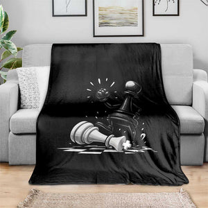 No Kings Throw Blanket America Protest Chess Rejecting Kings TS11 Print Your Wear