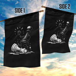 No Kings Garden Flag America Protest Chess Rejecting Kings - Print Your Wear