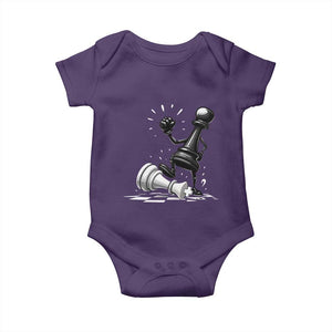 No Kings Baby Onesie America Protest Chess Rejecting Kings TS11 Purple Print Your Wear