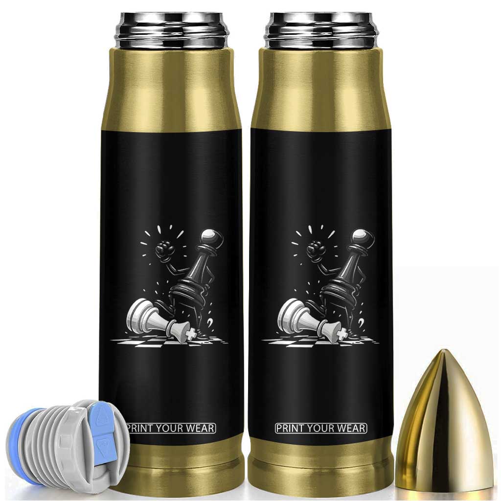 No Kings Bullet Tumbler America Protest Chess Rejecting Kings - Print Your Wear