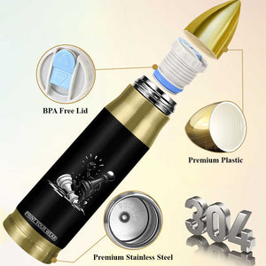 No Kings Bullet Tumbler America Protest Chess Rejecting Kings - Print Your Wear