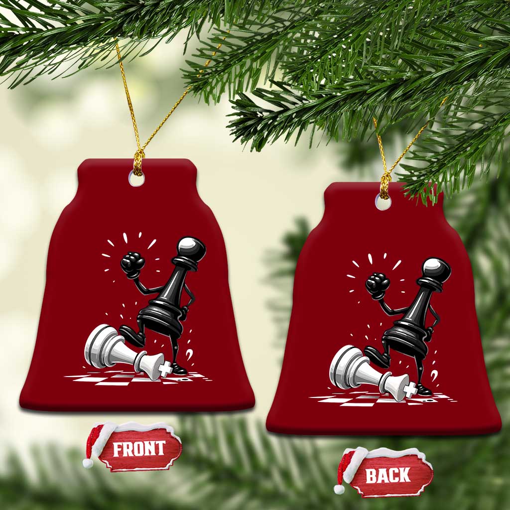 No Kings Ceramic Ornament America Protest Chess Rejecting Kings - Print Your Wear