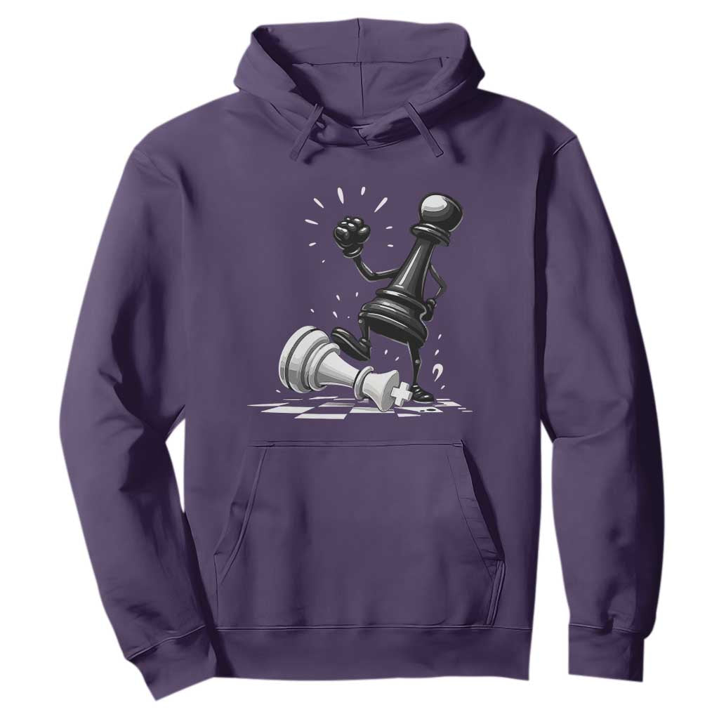 No Kings Hoodie America Protest Chess Rejecting Kings TS11 Purple Print Your Wear