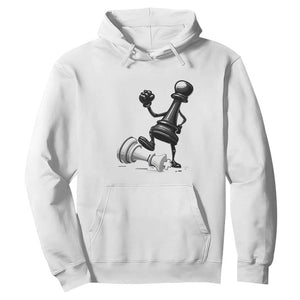 No Kings Hoodie America Protest Chess Rejecting Kings TS11 White Print Your Wear