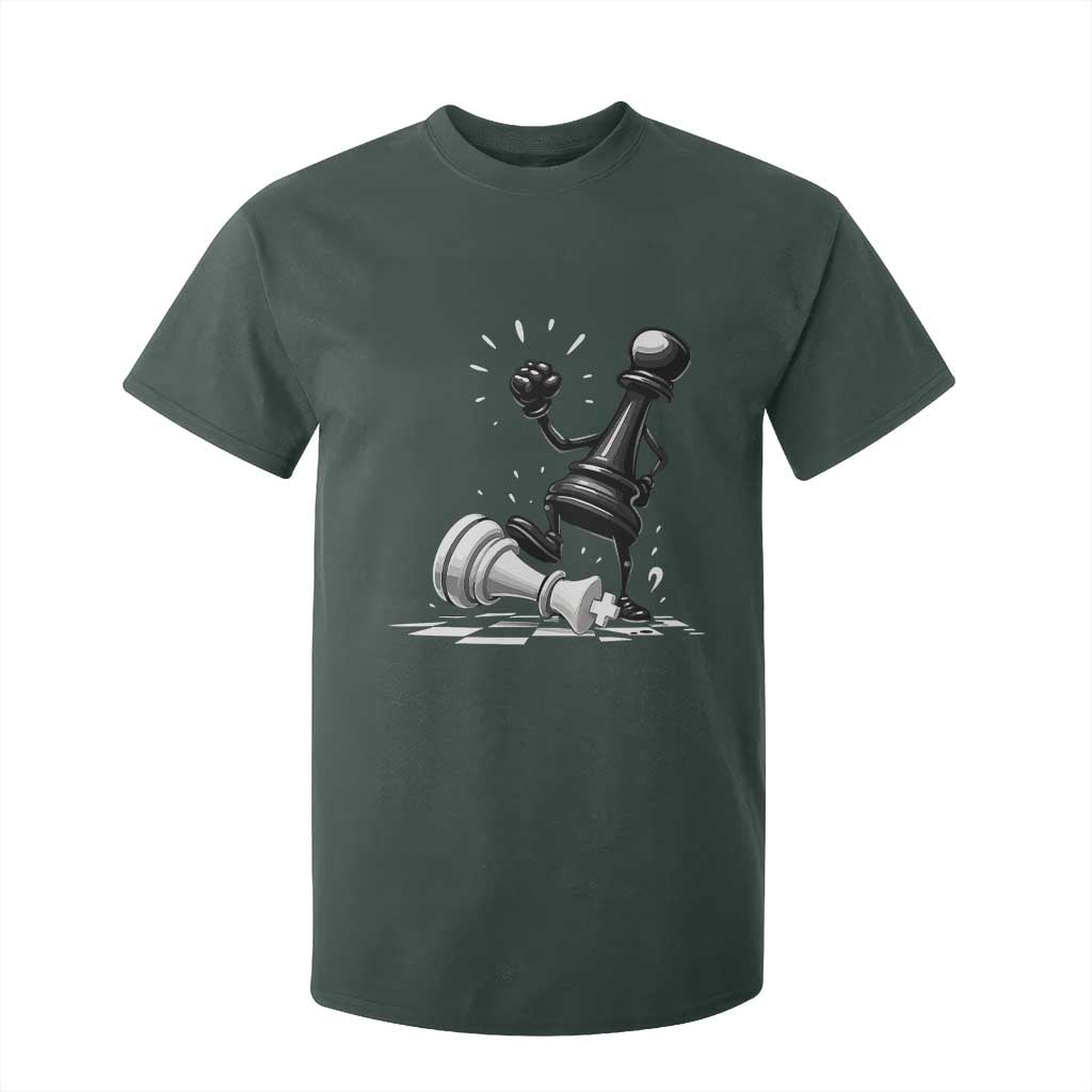 No Kings T Shirt For Kid America Protest Chess Rejecting Kings TS11 Dark Forest Green Print Your Wear