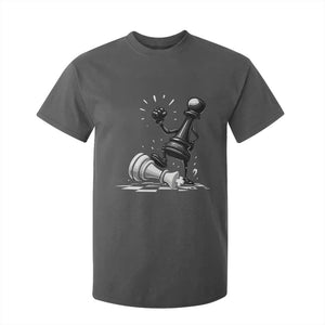 No Kings T Shirt For Kid America Protest Chess Rejecting Kings TS11 Dark Heather Print Your Wear