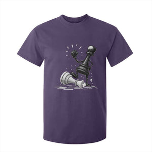 No Kings T Shirt For Kid America Protest Chess Rejecting Kings TS11 Purple Print Your Wear