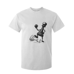 No Kings T Shirt For Kid America Protest Chess Rejecting Kings TS11 White Print Your Wear