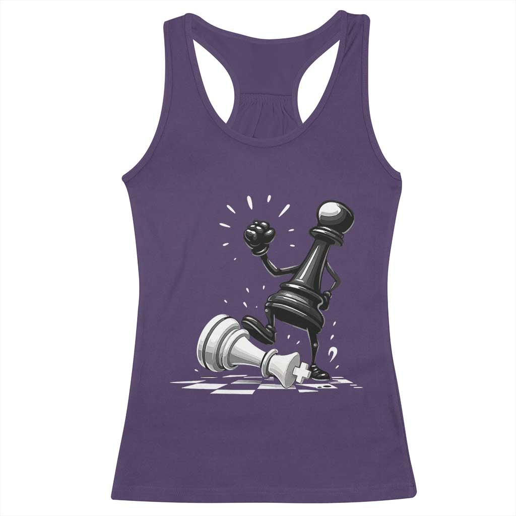 No Kings Racerback Tank Top America Protest Chess Rejecting Kings TS11 Purple Print Your Wear