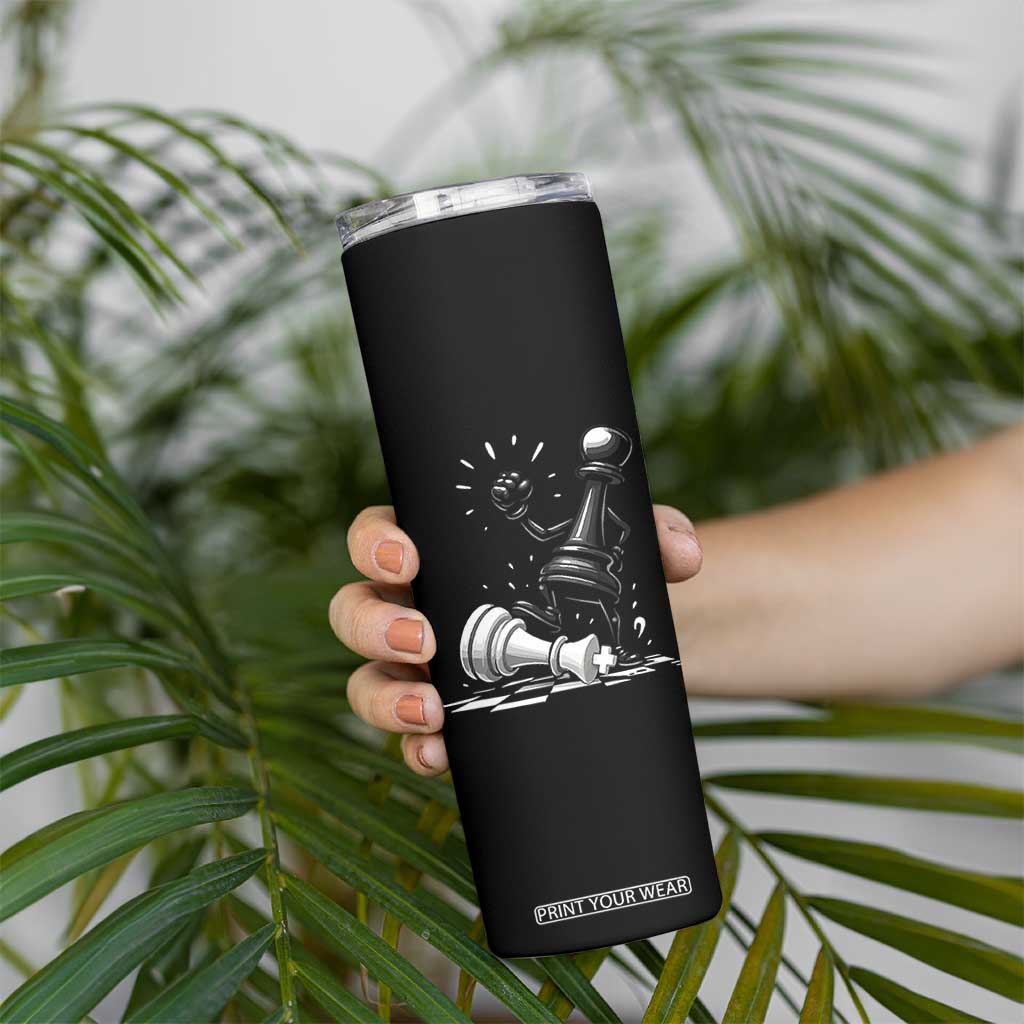 No Kings Skinny Tumbler America Protest Chess Rejecting Kings TS11 Print Your Wear