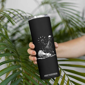 No Kings Skinny Tumbler America Protest Chess Rejecting Kings TS11 Print Your Wear