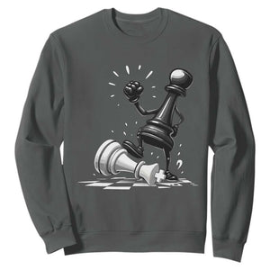 No Kings Sweatshirt America Protest Chess Rejecting Kings - Print Your Wear