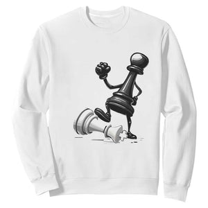 No Kings Sweatshirt America Protest Chess Rejecting Kings - Print Your Wear