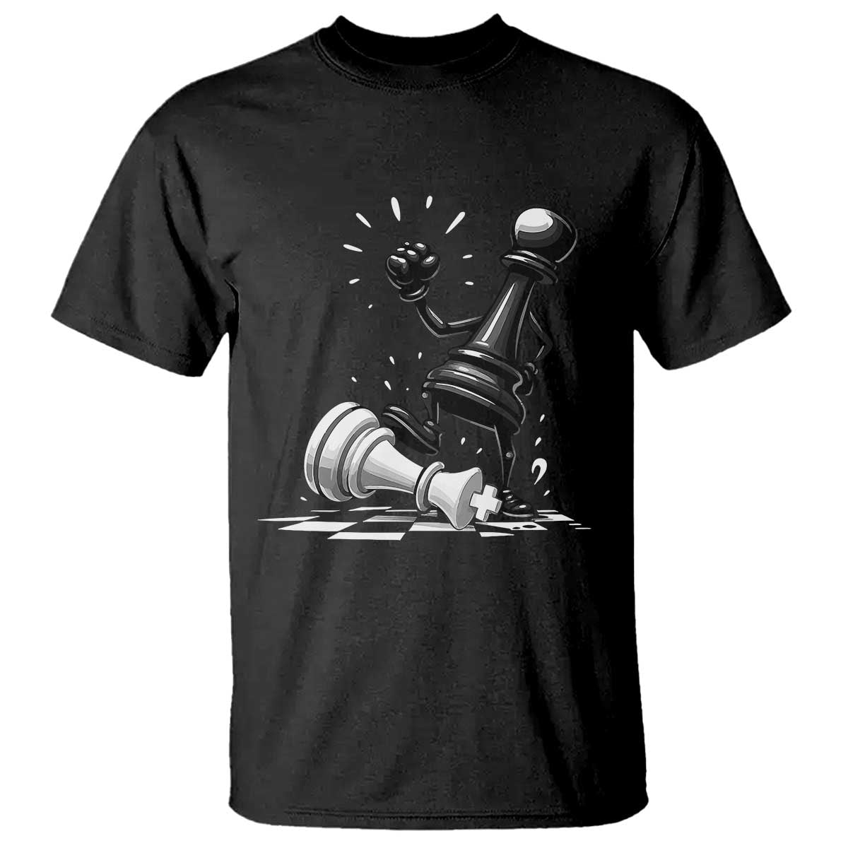 No Kings T Shirt America Protest Chess Rejecting Kings TS11 Black Print Your Wear