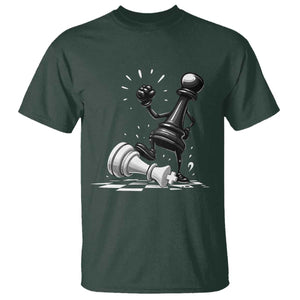 No Kings T Shirt America Protest Chess Rejecting Kings TS11 Dark Forest Green Print Your Wear
