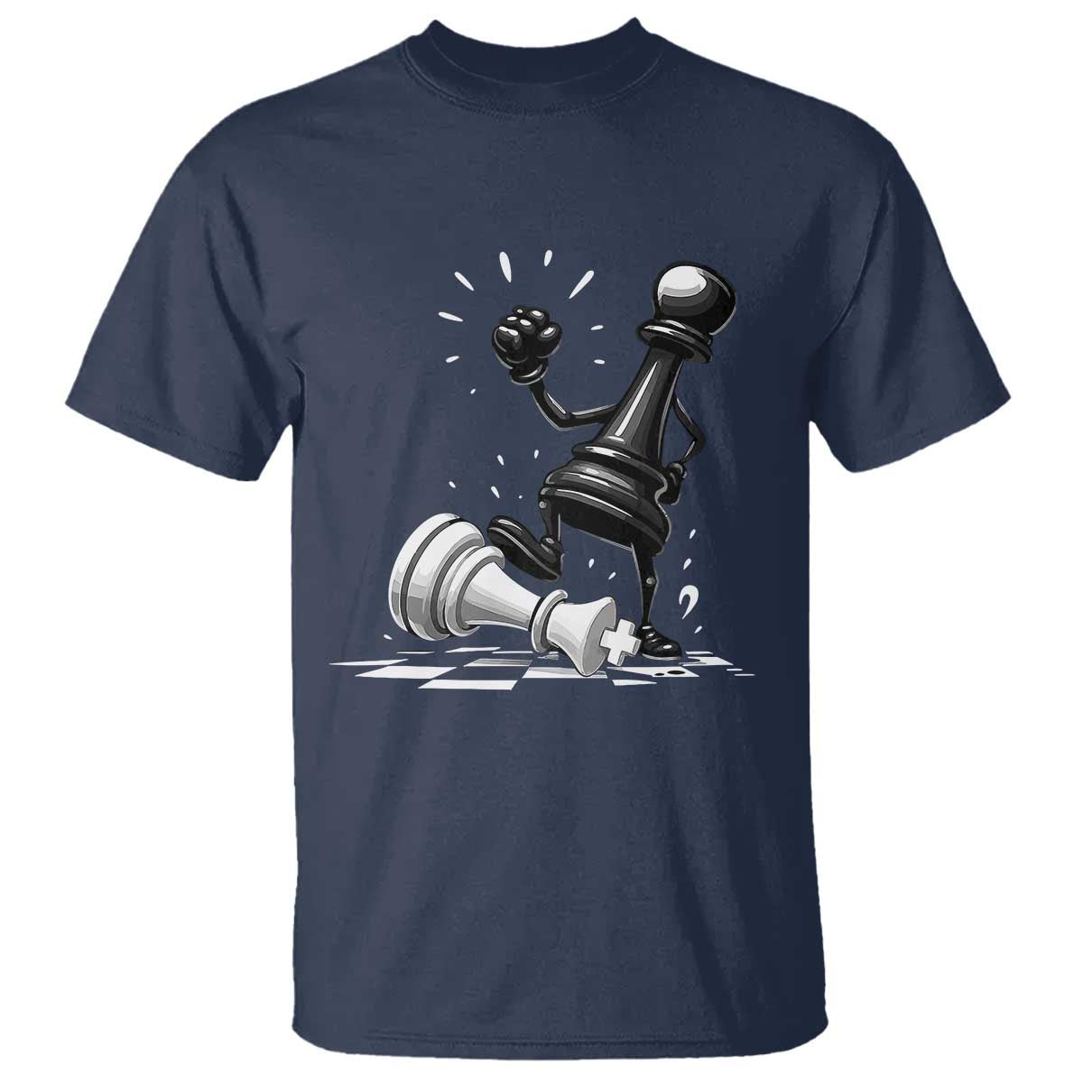 No Kings T Shirt America Protest Chess Rejecting Kings TS11 Navy Print Your Wear