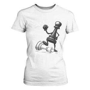 No Kings T Shirt For Women America Protest Chess Rejecting Kings TS11 White Print Your Wear